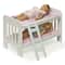 Badger Basket Pink & White Doll Bunk Bed with Bedding & Ladder
